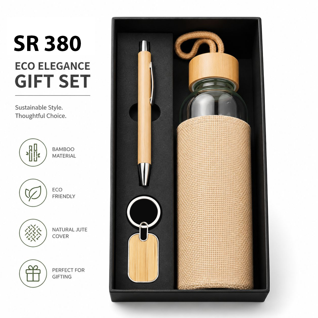 Bamboo Bottle Buddy Set