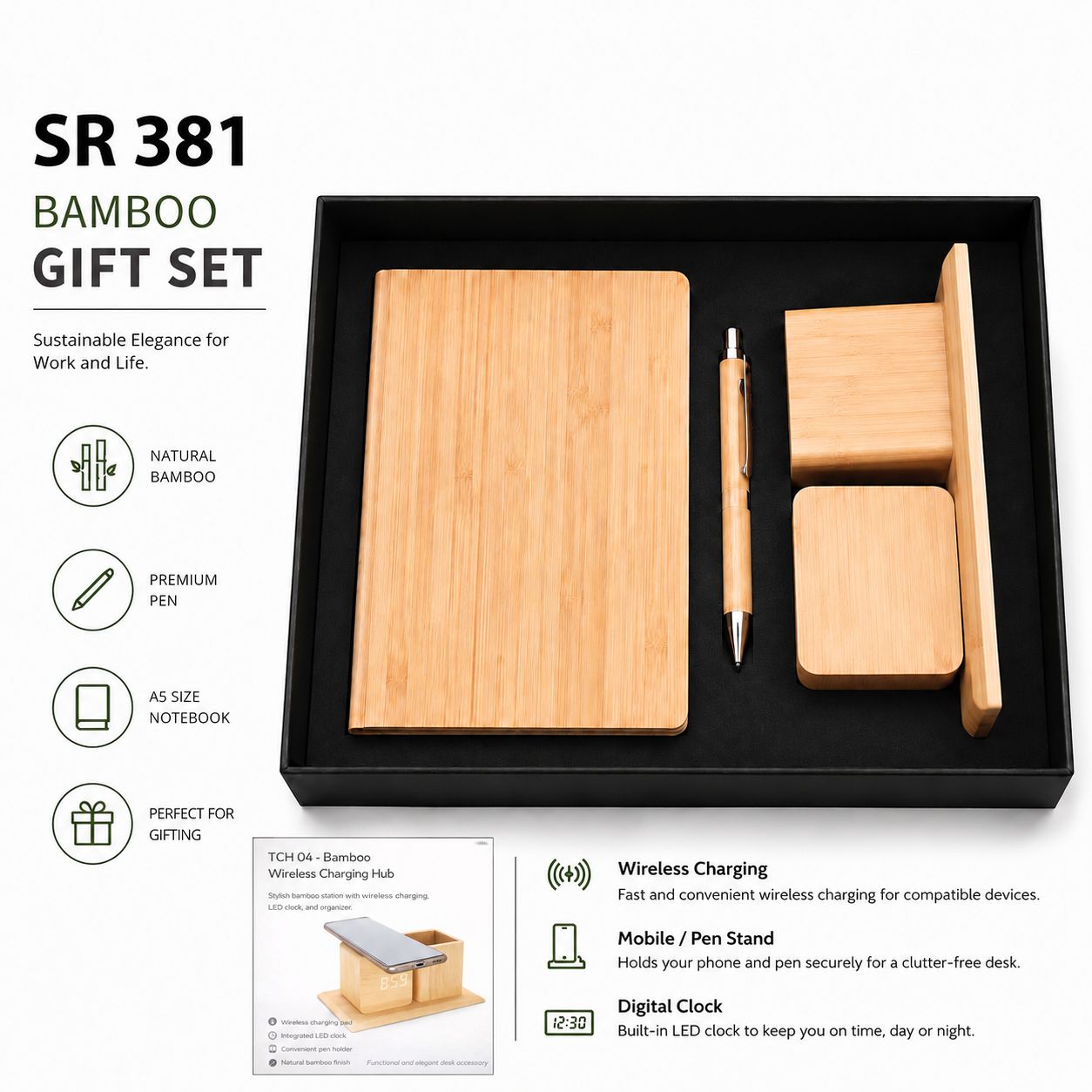 Bamboo Workday Gift Set