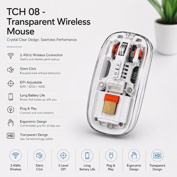 Transparent Wireless Mouse