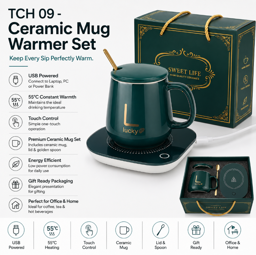 Ceramic Mug Warmer Set