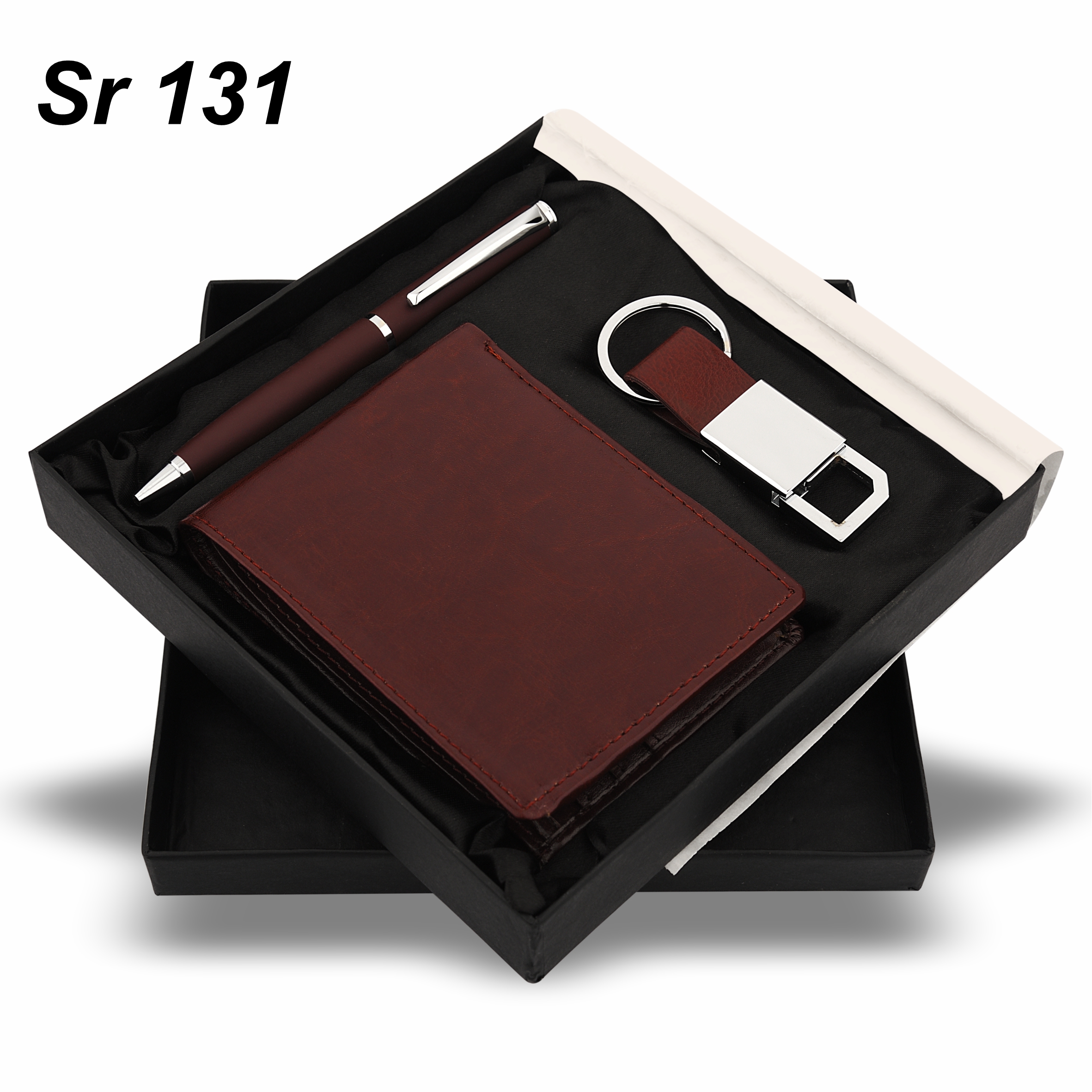 Pen, Wallet & Keychain Gift Set