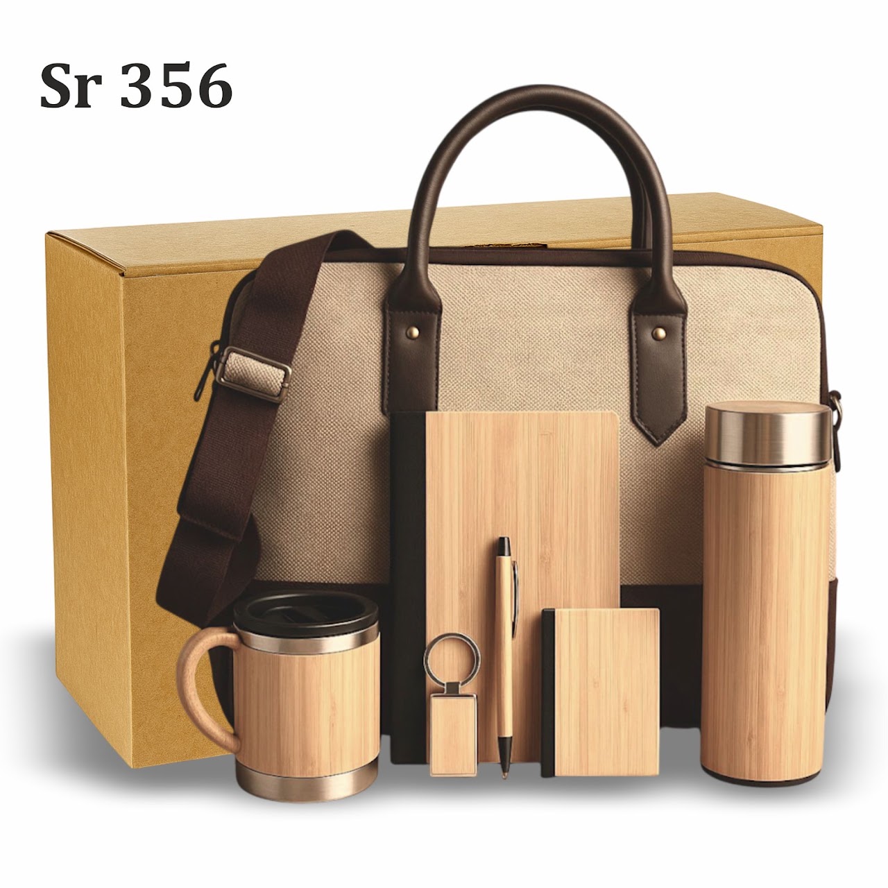 Premium 7-in-1 Bamboo Executive Gift Hamper